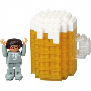 KAWADA NANOBLOCK 積木 啤酒杯 (ML-